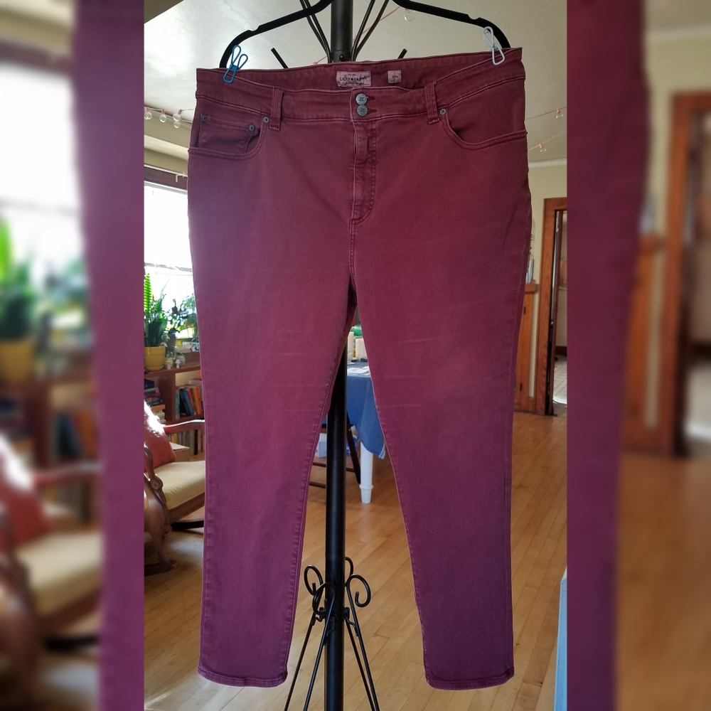 Lucky Brand Rust Colored Jeans/Jeggings size 20W